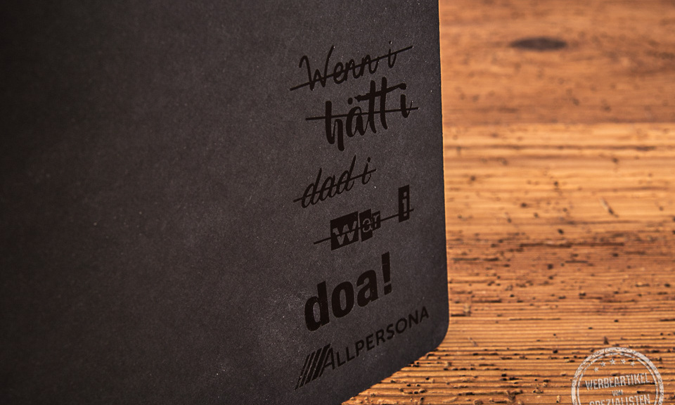 Noitzbuch Allpersona Werbeartikel