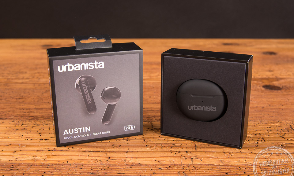 urbanista AUSTIN in-ear Kopfhörer schwarz mit Verpackung
