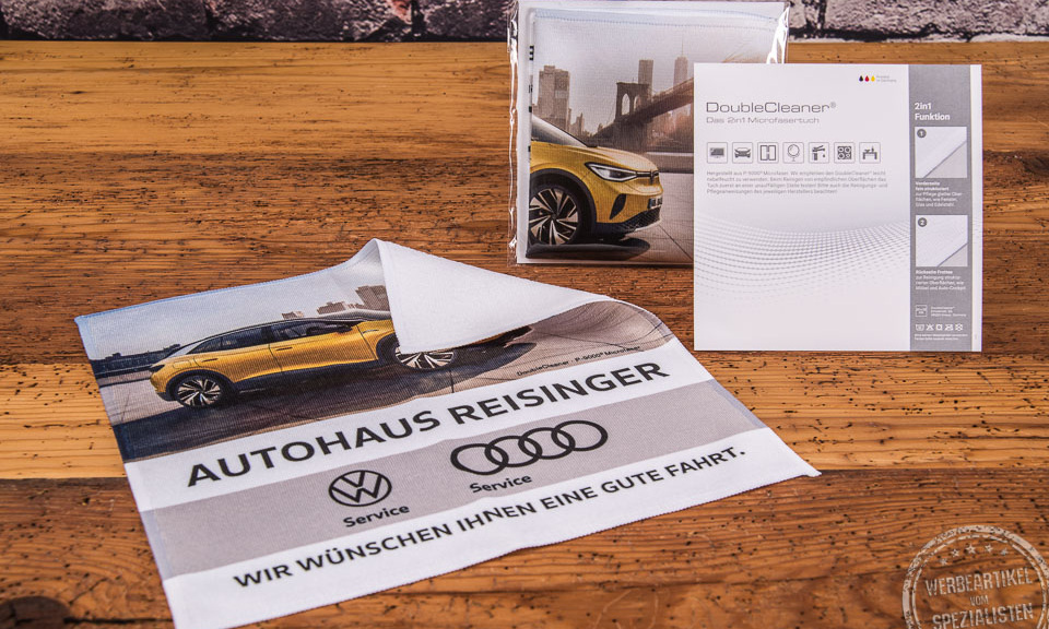 Microfasertuch mit Logo