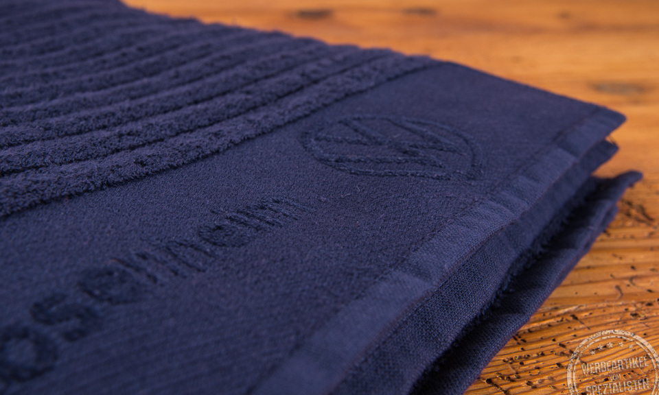 badetuch mit firmenlogo