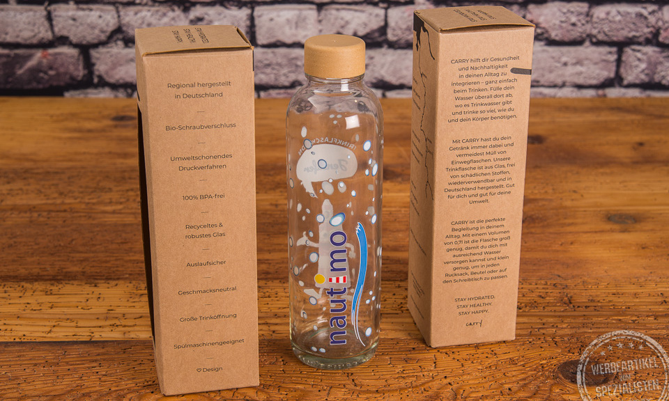 carry trinkflasche als Merch für Kinder und Erwachsenen.