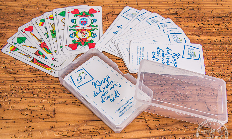 Schafkopfkarten Chiemgau Tourismus