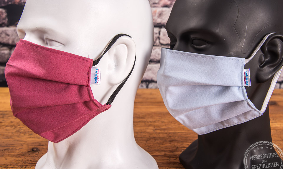 community maske mit logo