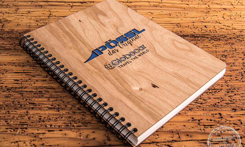 Notizbuch mit Lasergravur