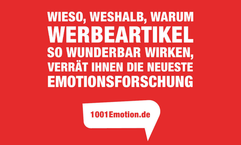 die emotinale wirkung von werbeartikeln 