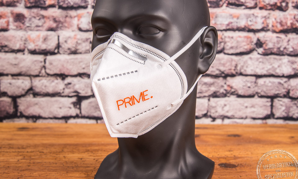 FFP2 Maske made in Germany mit logo