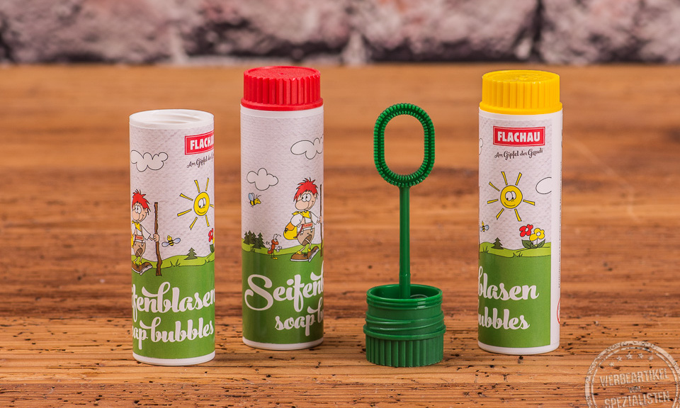 Seifenblasen als Werbeartikel