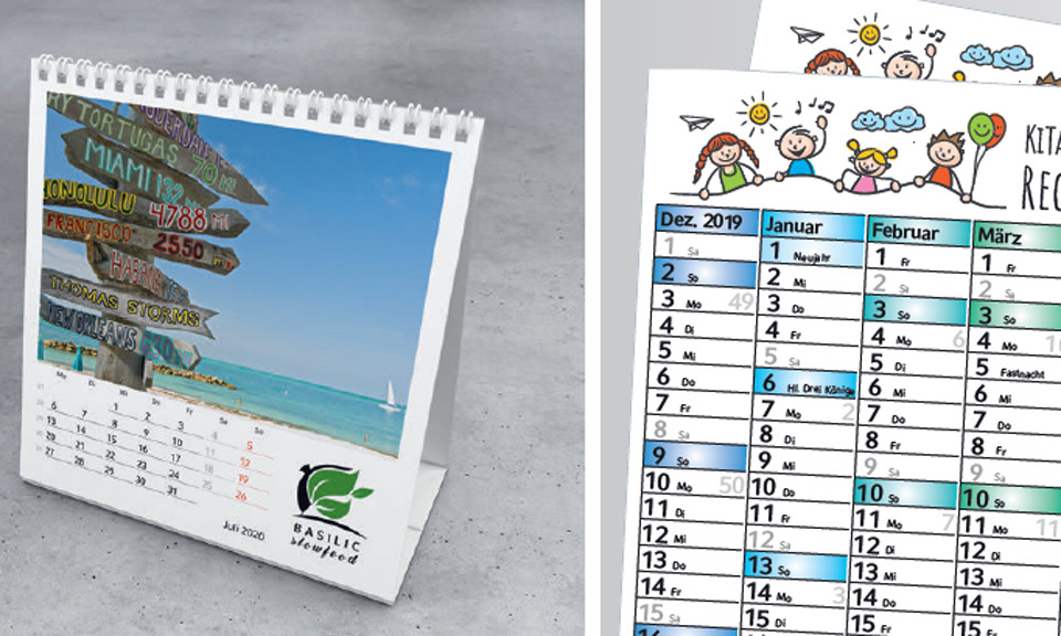 geiger notes kalender mit wunschmotiv