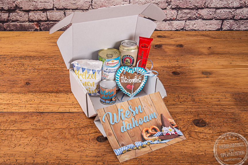 Box f&uuml;r die Wiesn dahoam als Mitarbeitergeschenk
