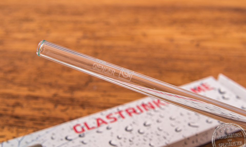 nachhaltige Werbegeschenk EFG Gienger setzt auf Glastrinkhalme