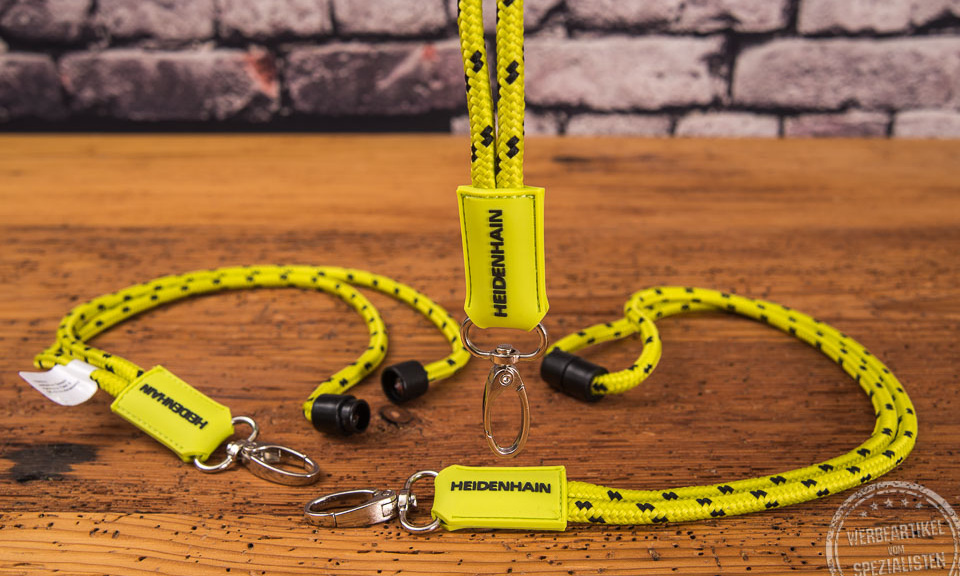 Kordelschl&uuml;sselband Heidenhain aus Kordelmaterial