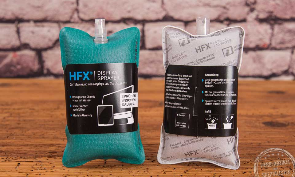 display reiniger als werbeartikel mit logodruck