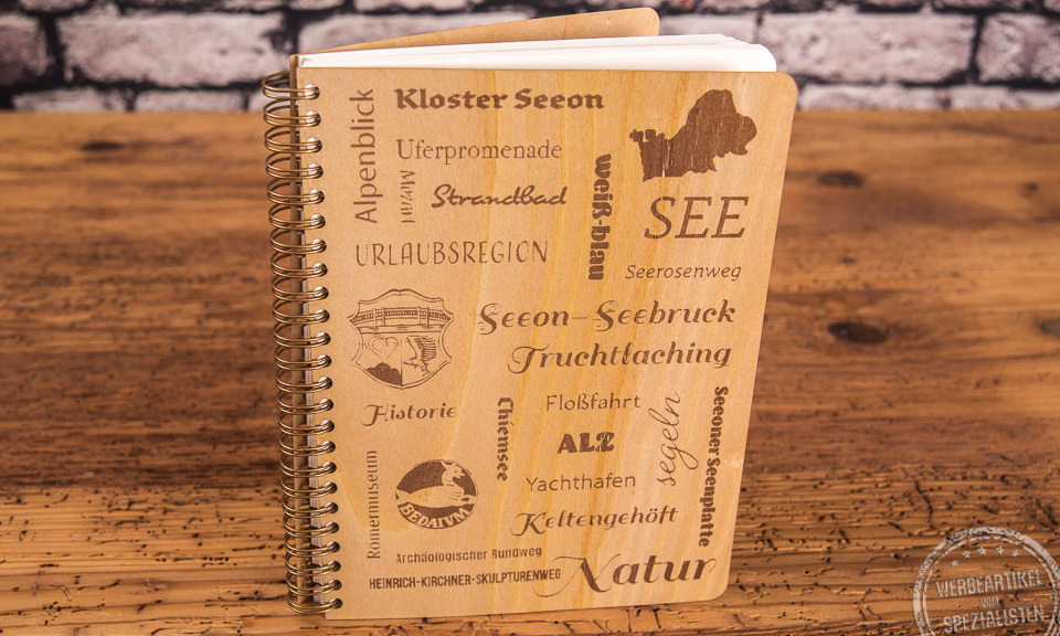 Holzbuch Lasergravur