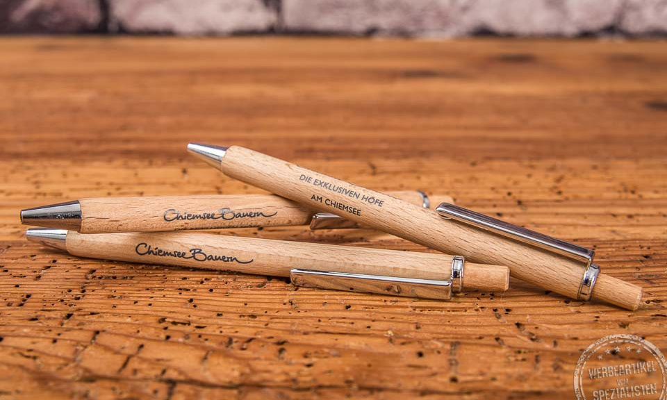 Holzkugelschreiber bedruckt