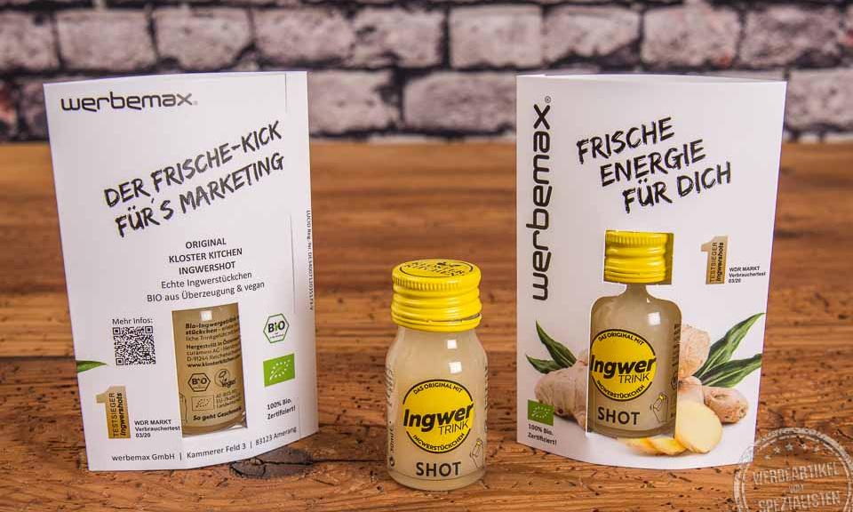 Beispiele Logo Kloster Kitchen Ingwer Trink mit Einzelverpackung