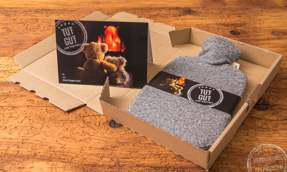 werbemax W&auml;rmflasche Versandkarton