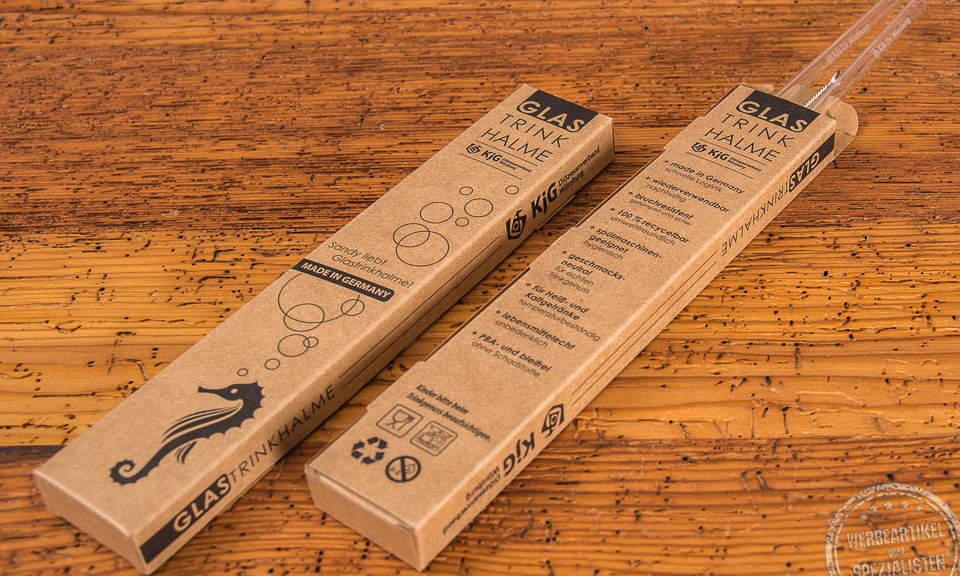 Glasstrohhalme f&uuml;r Firmen