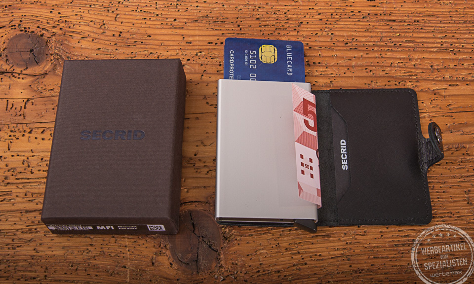 Secrid Miniwallet mit Verpackung