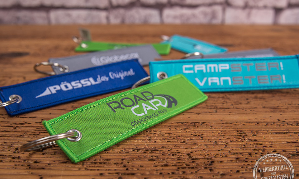 bedruckter Schl&uuml;sselanh&auml;nger