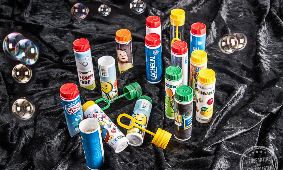 Seifenblasen individuell bedrucken 