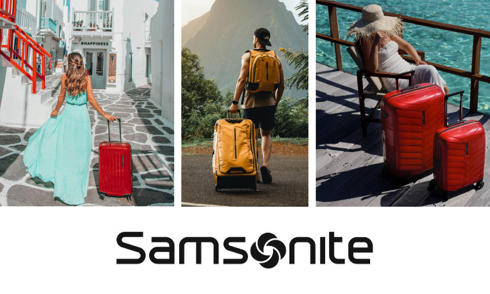 Samsonite Koffer Taschen Rucksäcke als Werbeartikel