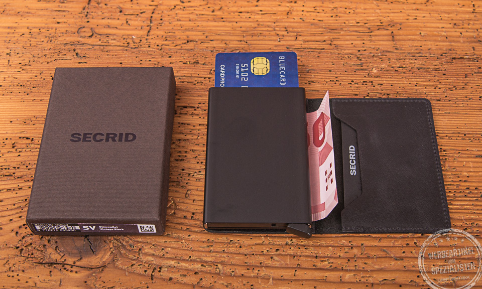 Secrid Slimwallet mit Verpackung