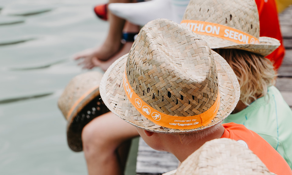 Triathlon Seeon Strohhut