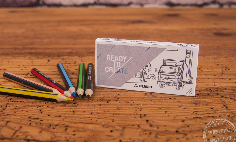 Staedtler Werbegeschenk 6 Buntststifte im Etui