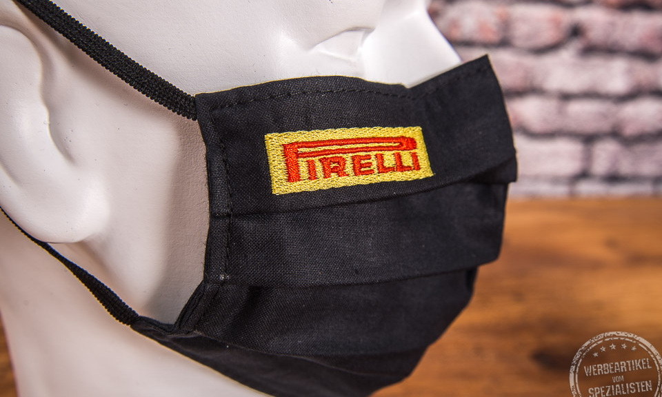 bestickte communitymaske