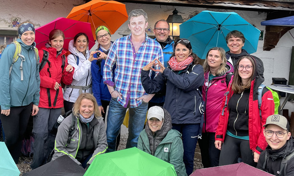 werbemax Team beim Bergdoktor in Ellmau