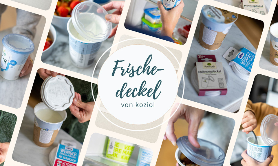 Deckel f&uuml;r Joghurtbecher von Koziol als Werbeartikel