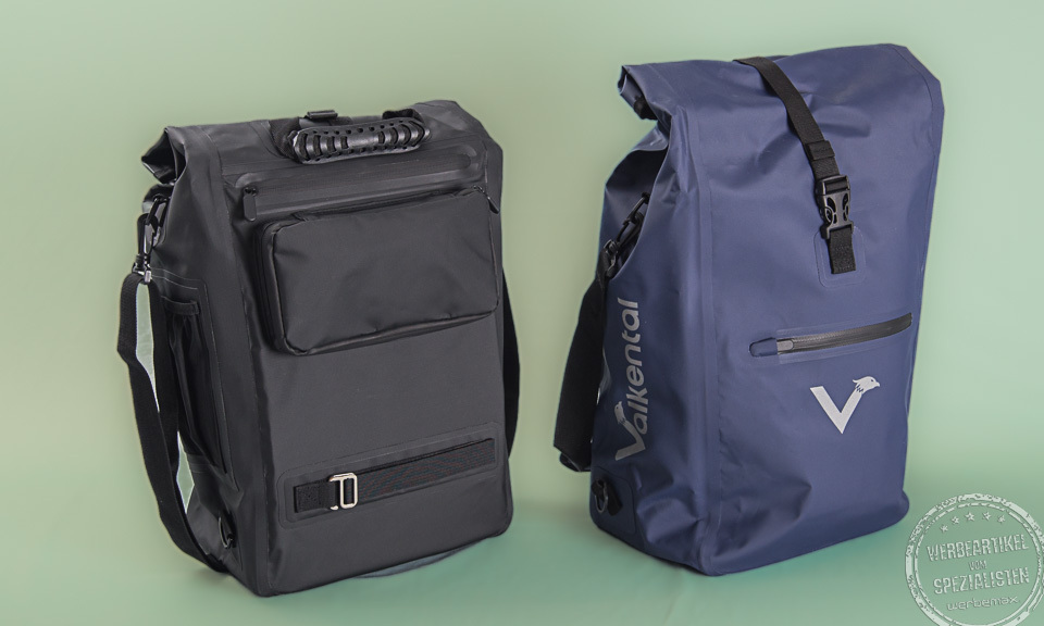 Valkental Gep&auml;cktr&auml;gertaschen schwarz und blau