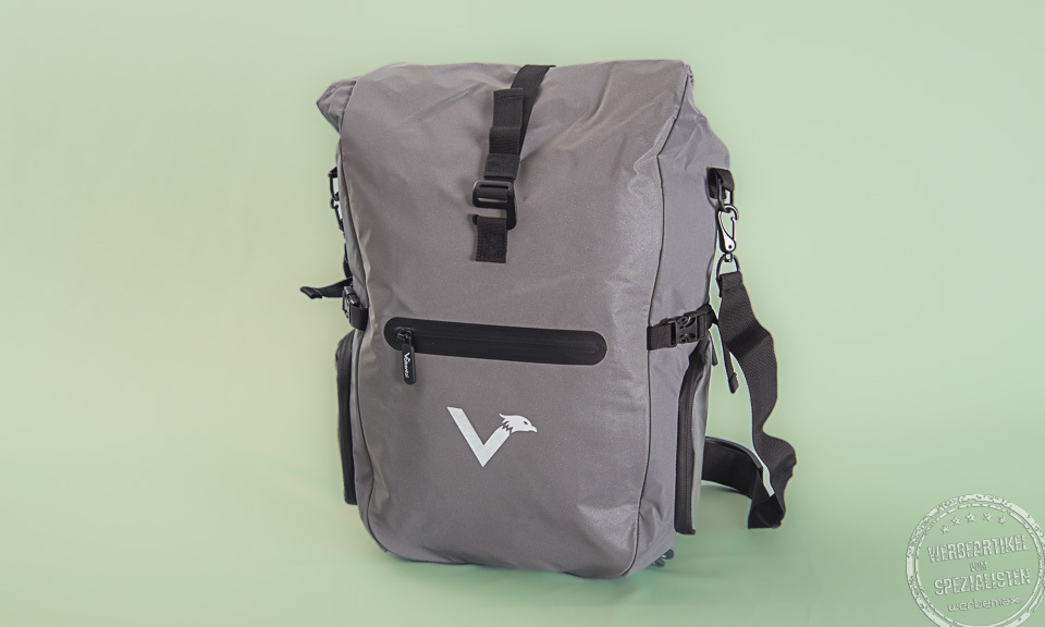 Valkental Fahrradtasche grau