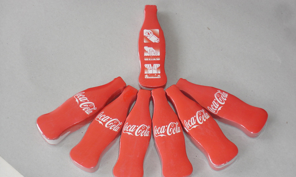 cola flasche handtuch