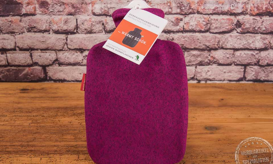 bunte Wärmflasche als Werbeartikel