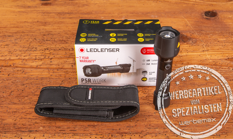 Professionelle LEDLenser P5R WORK Taschenlampe mit starker Leuchtkraft