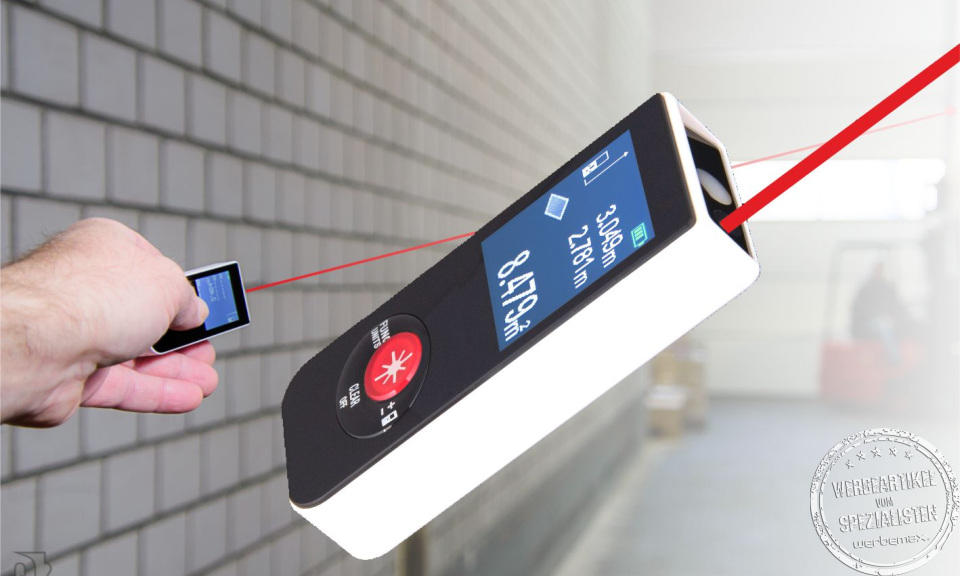 Quick Magic i2 Laserdistanzmesser als Werbeartikel