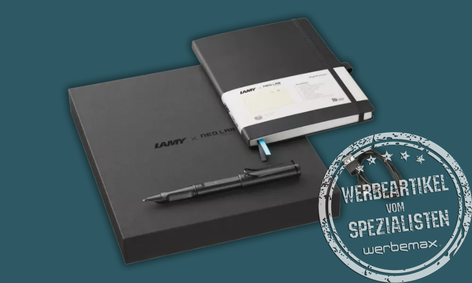 LAMY Digital Writing LAMY safari all black ncode Set als Werbegeschenk.