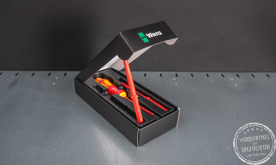 Wera 817/4 VDE PROMOTION Set: Isolierte, farbcodierte Schraubbits und ergonomischer Kraftform-Handhalter f&uuml;r sicheres Arbeiten an spannungsf&uuml;hrenden Teilen bis 1.000 Volt &ndash; perfekt f&uuml;r Elektroprofis.