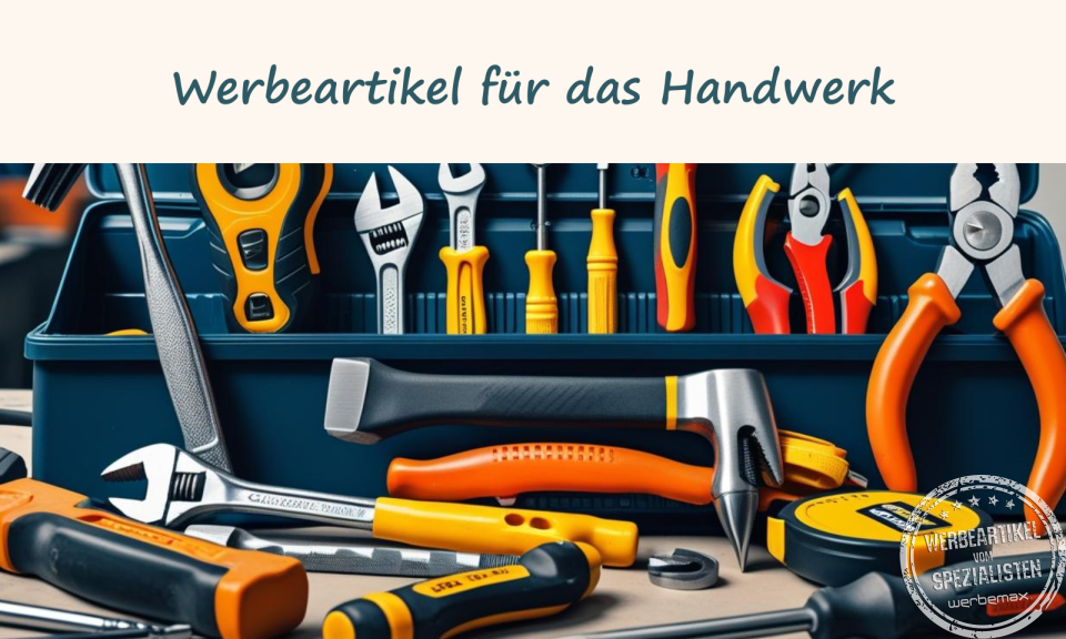 Werbeartikel für das Handwerk.