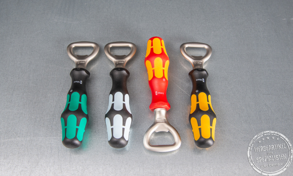 WERA Flaschen&ouml;ffner als Werbegeschenke.