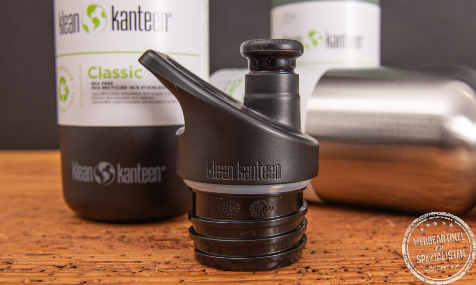 Klean Kanteen FlipSeal für nachhaltige Edelstahl-Trinkflasche.