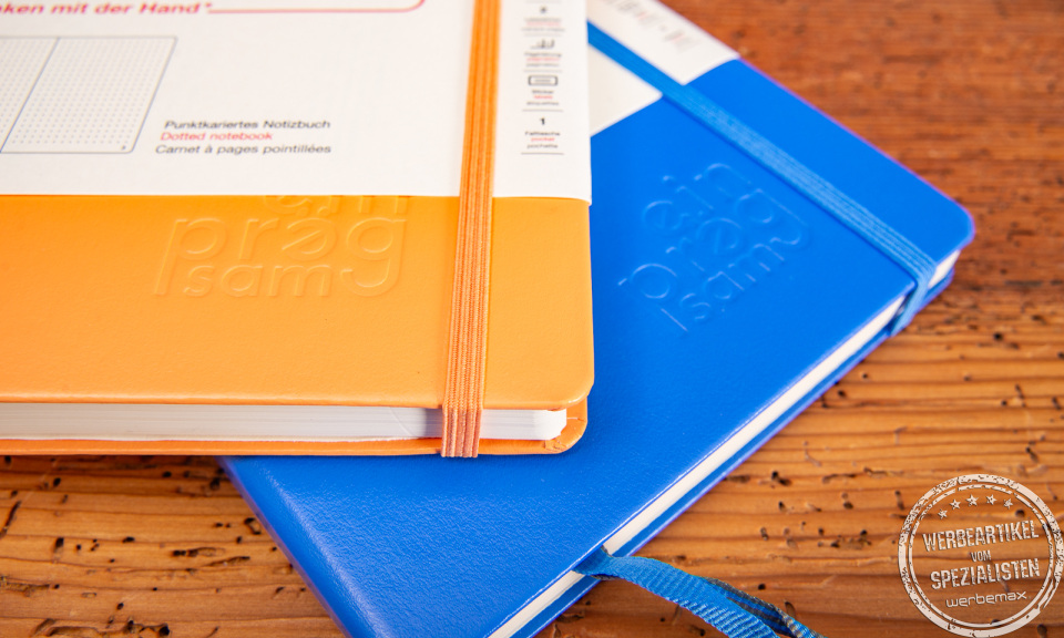 Detailansicht der Prägung auf Notizbüchern von Leuchtturm1917.