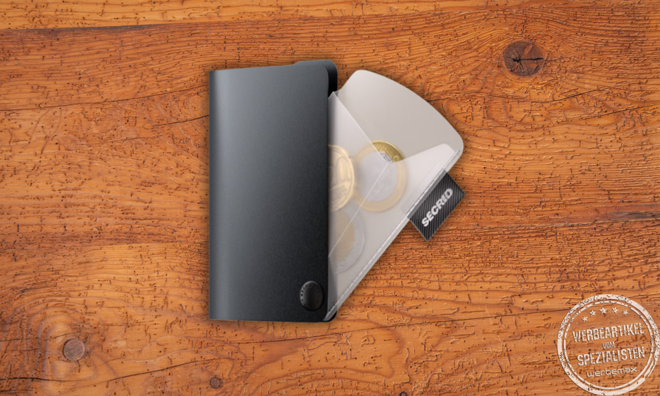 SECRID Coinpocket – praktisches Münzfach als Zubehör für SECRID Wallets, ideal als hochwertiger Werbeartikel von werbemax