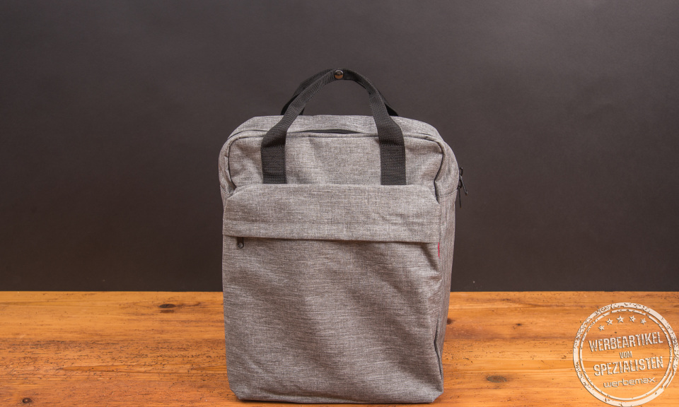 reisenthel Rucksack twist silver – moderner Business-Rucksack als nachhaltiges Werbegeschenk und Mitarbeitergeschenk