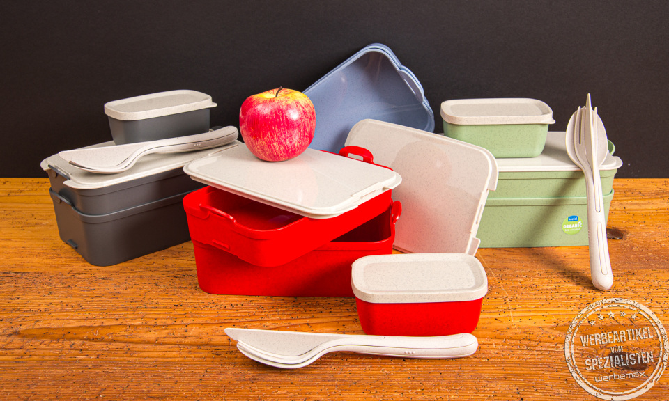 Koziol Stakk Bentobox Lunchbox &ndash; nachhaltiges Werbegeschenk mit Mehrwert.