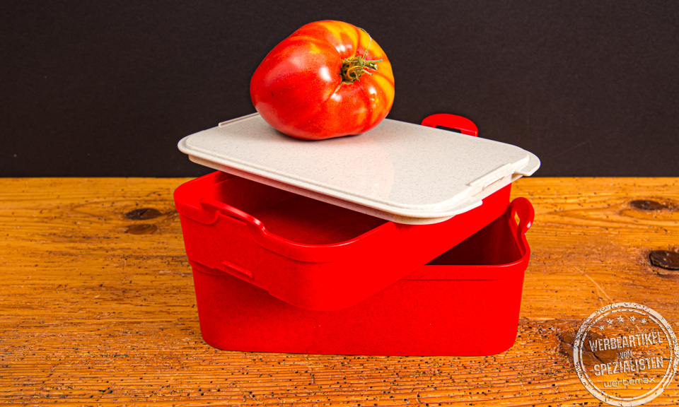 Koziol Lunchbox Set Stakk bedrucken lassen &ndash; praktischer Werbeartikel f&uuml;r unterwegs.