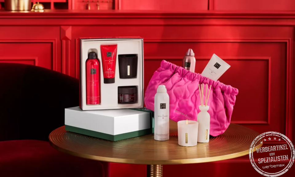 Rituals Geschenksets mit hochwertigen Pflegeprodukten als Premium Mitarbeitergeschenke.