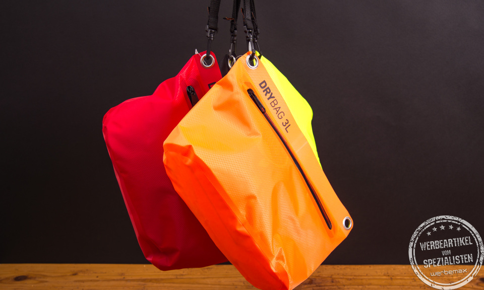 Halfar Drybag 3L als wasserfester Festival Werbeartikel f&uuml;r Outdoor-Festivals und aktives Festival Marketing.