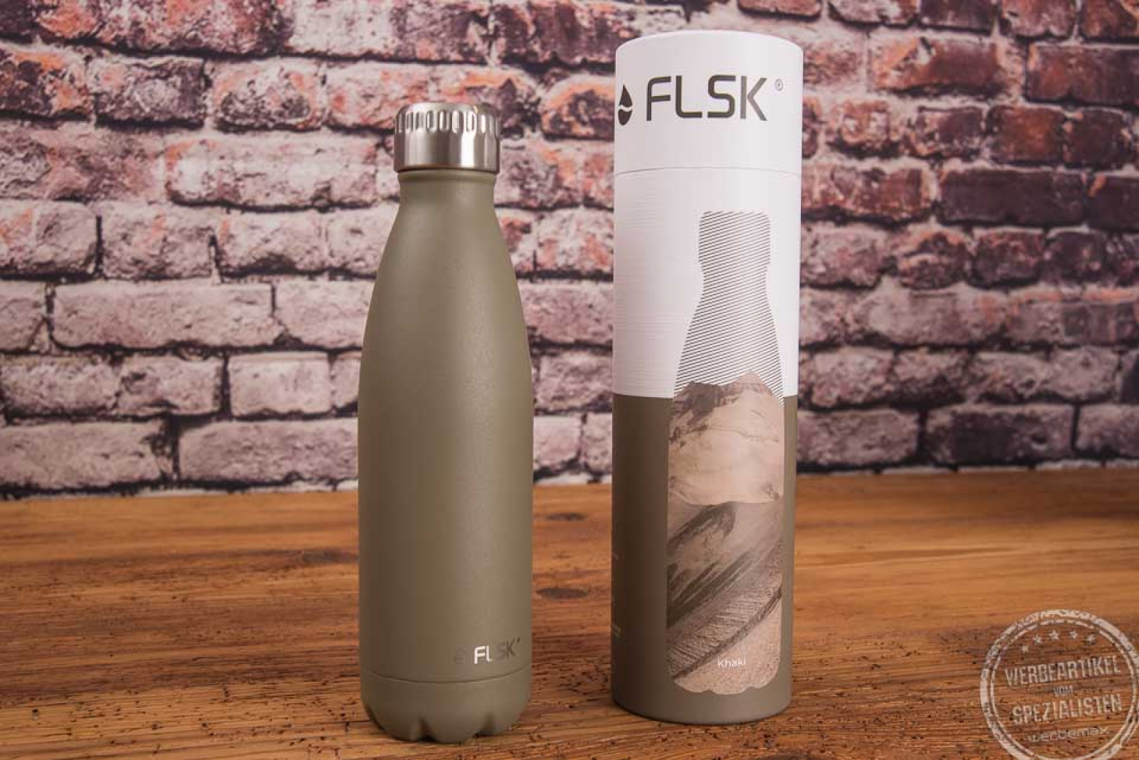 FLSK Flasche mit Karton
